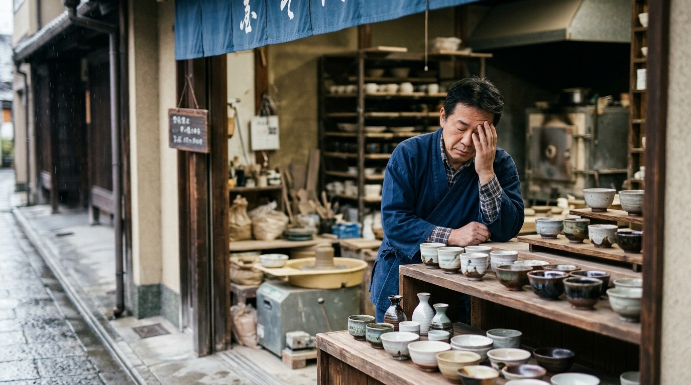 制作したものを前にしても受注につながらず悩む日本人の事業者